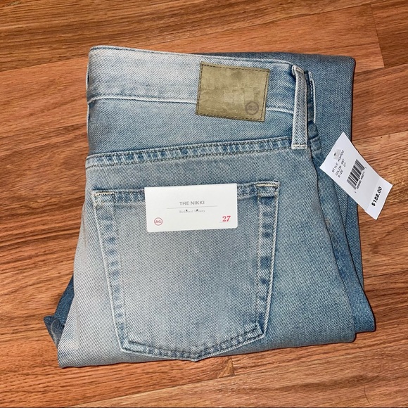 AG Adriano Goldschmied Nikki Relaxed Skinny Boyfriend Jeans Size 27 NWT - Picture 12 of 16